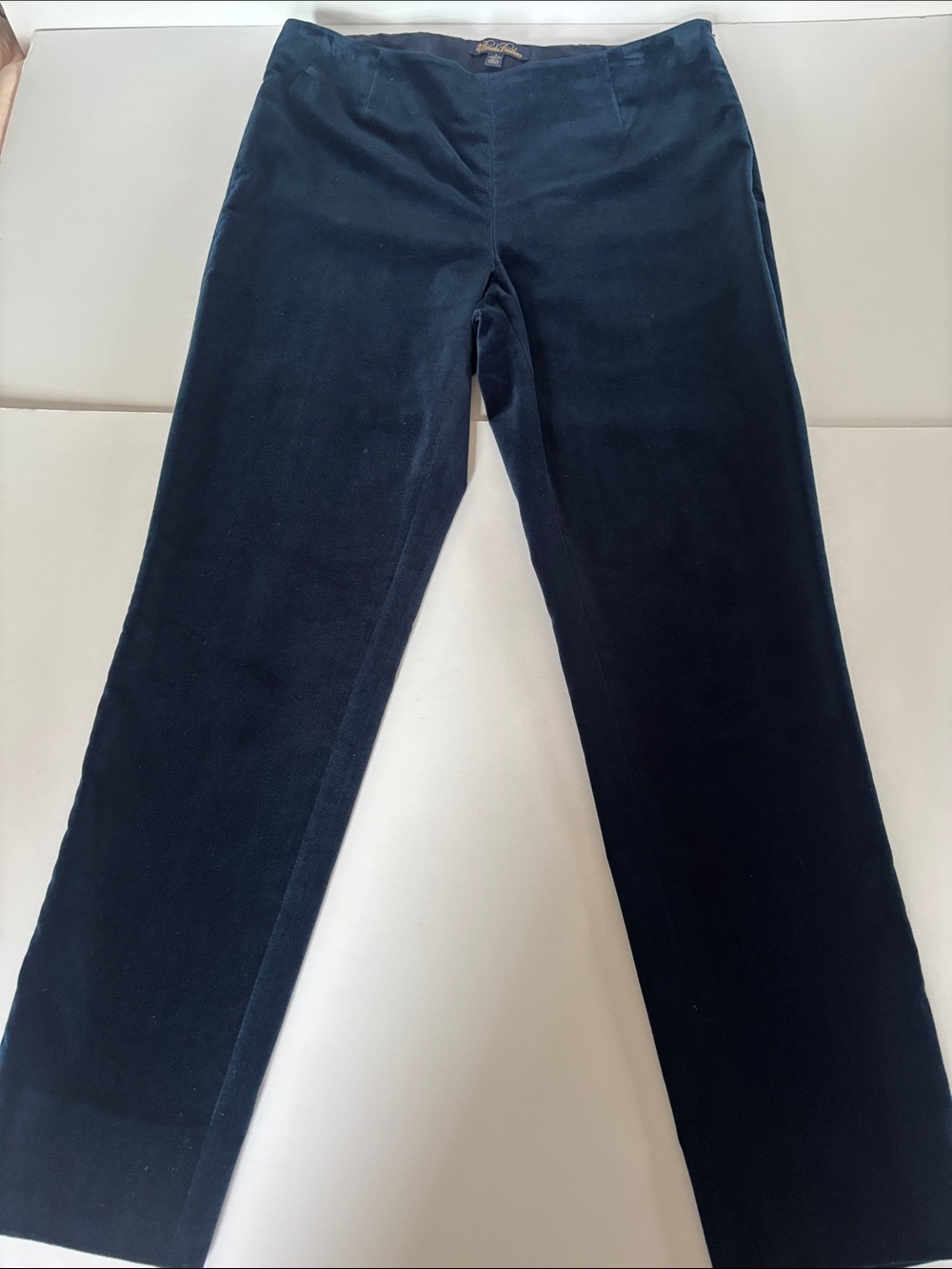 Brooks Brothers velvet Navy blue slacks pants Holiday office party